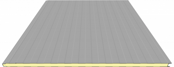 Insulated panels 30mm wall | RAL 9006 (white aluminium)